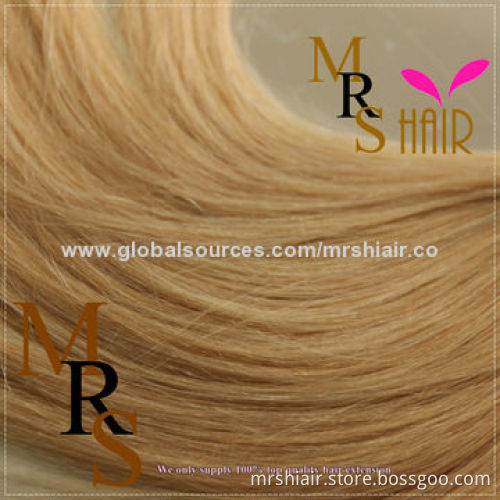 24-inch Light Brown 24# Straight Nano Ring Hair